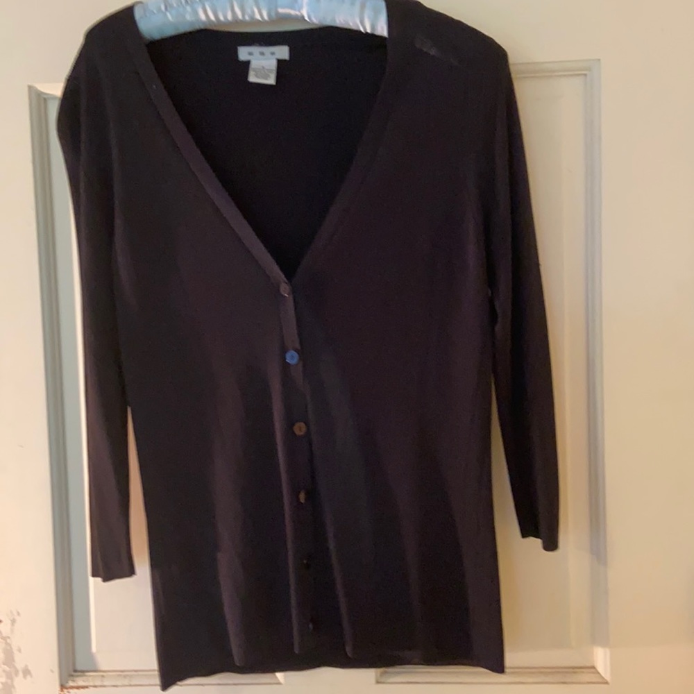 ESS black lightweight cardigan size S